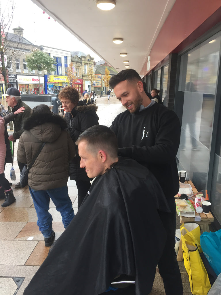 Barber Jamie's festive gesture for Burnley's homeless and vulnerable