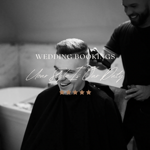 “Barbering Service” for your wedding day at JH Grooming